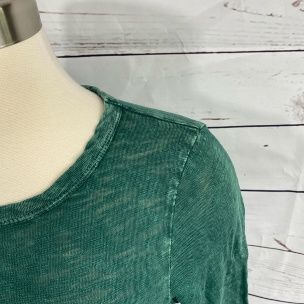 Altar’d State Green Ruffle Long Sleeve Top - Picture 2 of 13